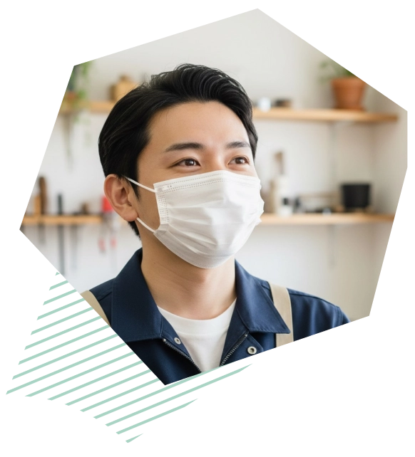 男性スタッフのイメージ